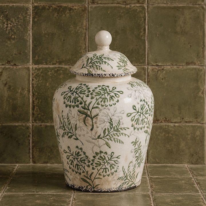 OSTUNI GINGER JAR 21x21x33cm